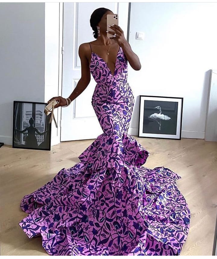 LATEST AND TRENDY ANKARA GOWN STYLES FOR STYLISH LADIES - Reny styles